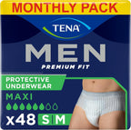 TENA Men Protective Underwear Medium Level 4 | 48 Incontinence Pants Discreet by Tena