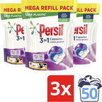 Persil 3in1 Colour Laundry Capsules 150 Washes | 3 x 50 | Mega Refill Pack by Persil