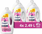 Comfort Honeysuckle & Sandalwood Fabric Conditioner 4x2.49L 332 Washes by Comfort