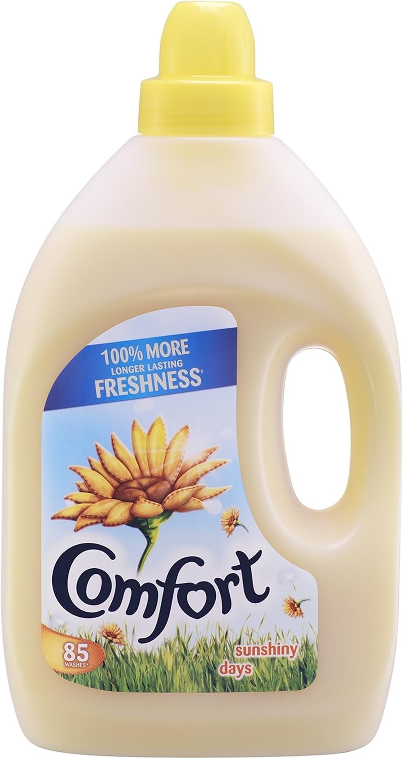 Comfort Sunshiny Days Fabric Conditioner 3L 85 Wash Long Lasting Freshness by Comfort