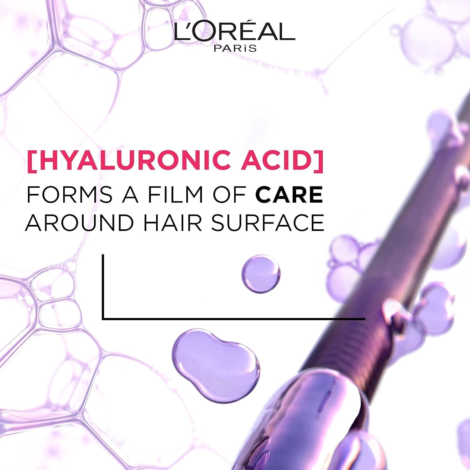 L'Oreal Elvive Hyaluronic Shampoo 500ml + Conditioner 400ml + Serum 150ml Set by L'Oreal Paris