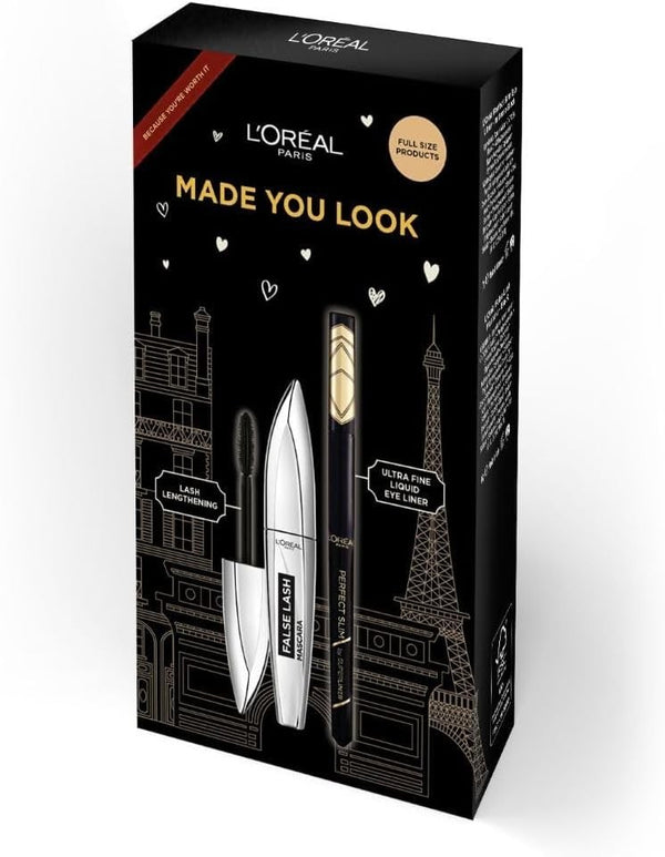 L'Oréal Paris Made You Look Gift Set | 2 Piece Eye Makeup Pencil Kit