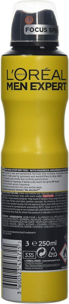 L'Oréal Men Expert Invincible Sport Anti-Perspirant Spray 250ml x6 Pack by L'Oréal