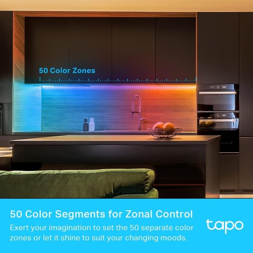 Tapo L930-10 Smart LED Strip 10m Works Alexa Google Music Sync RGBW App Control by Tapo