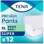 TENA ProSkin Super Pants Size XL - 12 Pack | Incontinence Underwear for Adults by Tena