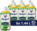 Comfort Creations Apple Blossom Fabric Conditioner 6x1.44L 288 Washes Fresh by Comfort