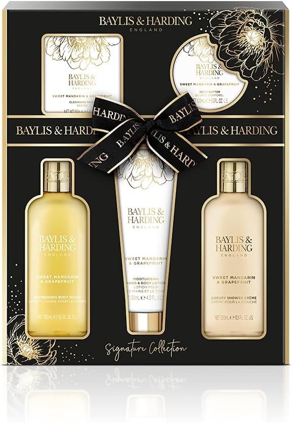 Baylis & Harding Sweet Mandarin & Grapefruit Bath Gift Set | Vegan Friendly by Baylis & Harding