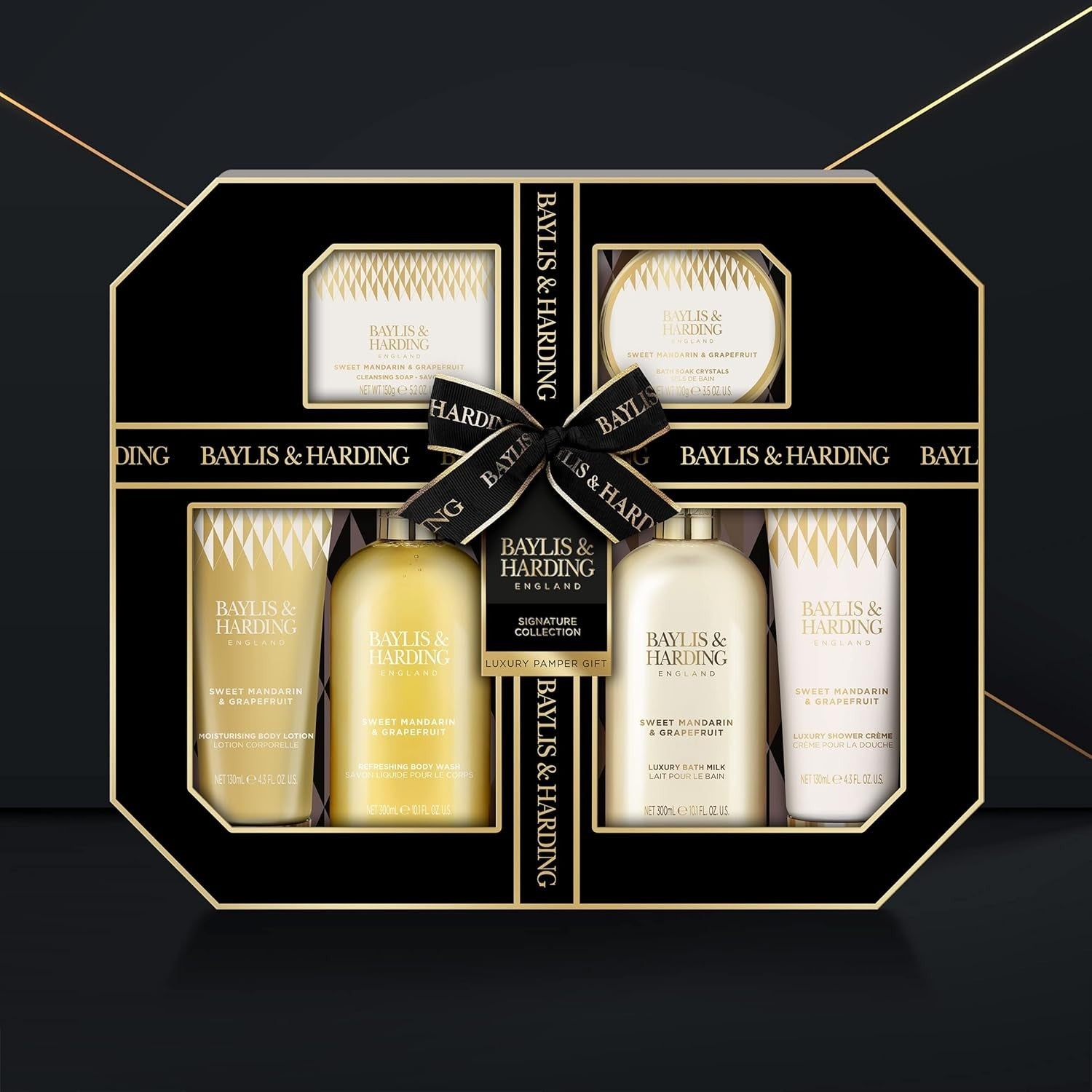 Baylis & Harding Sweet Mandarin & Grapefruit Bath Gift Set | Vegan Friendly by Baylis & Harding