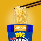 Batchelors Big Super Noodles Chicken Flavour Instant Snack Pot 100g Pack of 8 by Batchelors