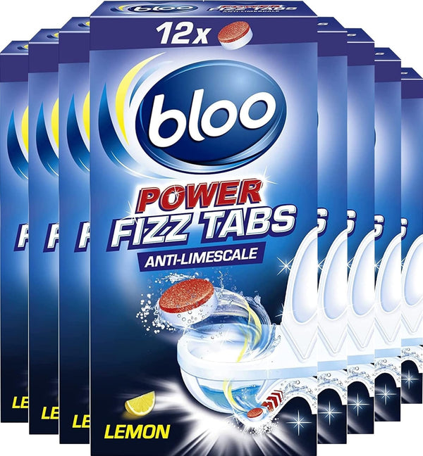Bloo Drain Cleaning Power Fizz Tabs 8x12 Pack 96 Count