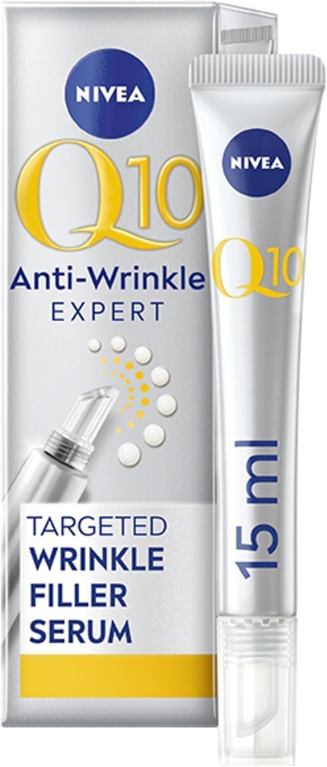 NIVEA Q10 Anti-Wrinkle Power Expert Filler Serum 15ml – Collagen & Peptides by NIVEA