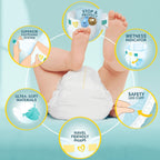 Pampers Premium Protection New Baby Size 2, 240 Nappies, 4-8kg, Monthly Pack by Pampers