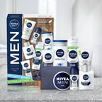 NIVEA MEN Sensitive Skincare Gift Set | Shower Gel, Face Wash, Balm & More by Nivea Men