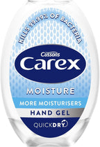 Carex Moisture Hand Sanitiser Gel 70% Alcohol, 12 x 50ml Anti-Bac & Anti-Viral by Carex