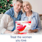 Dove Radiantly Refreshing Complete Gift Set for Women 6 Piece with Shower Puff by Dove