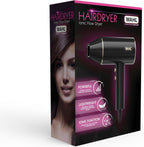Wahl Ionic Flow Hair Dryer | Lightweight Powerful Frizz-Free Fast Drying Travel by Wahl