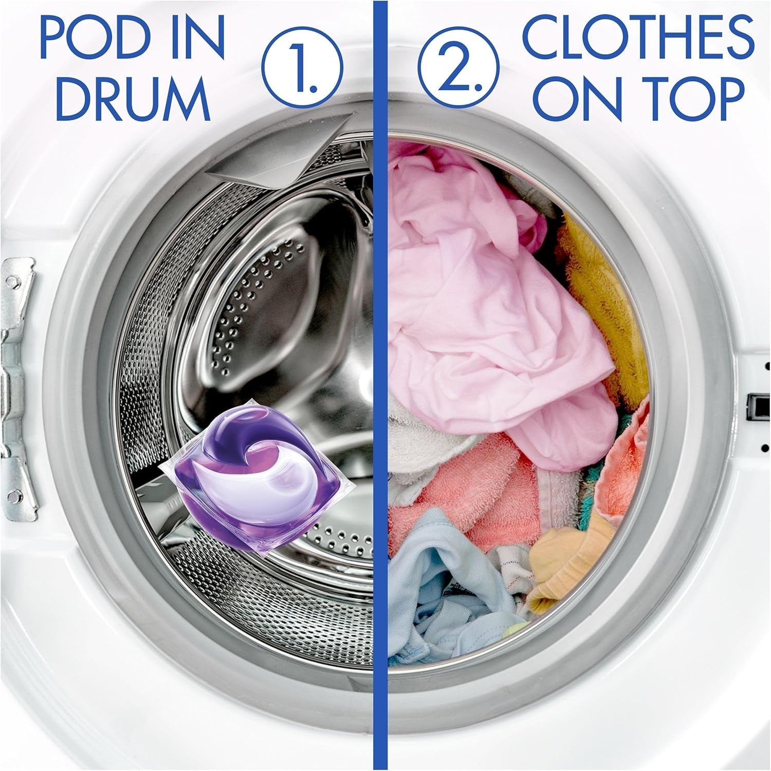 Bold All-in-1 PODS Ocean Escape Detergent & Softener 128 Washes (64x2) Capsules by BOLD