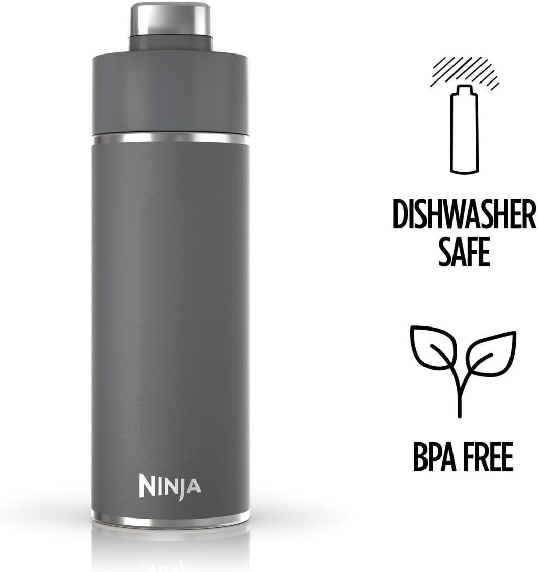 Ninja Thirsti 700ml Stainless Steel Water Bottle Flask Leak Proof Insulated by Ninja