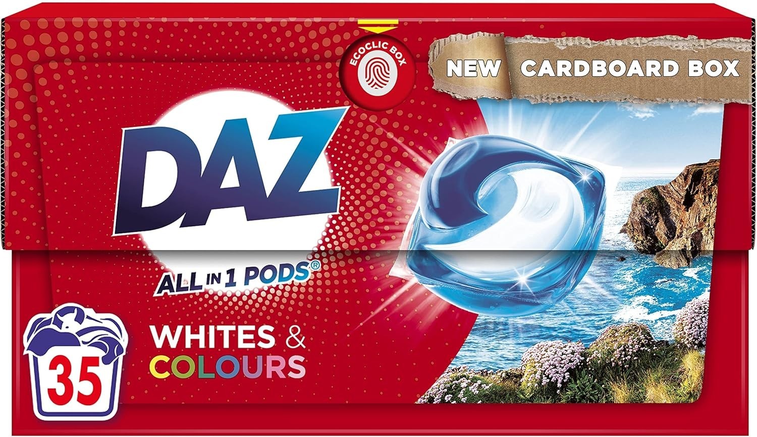 Daz All-in-1 Pods Washing Capsules 140 Washes (4x35) Laundry Detergent by Daz