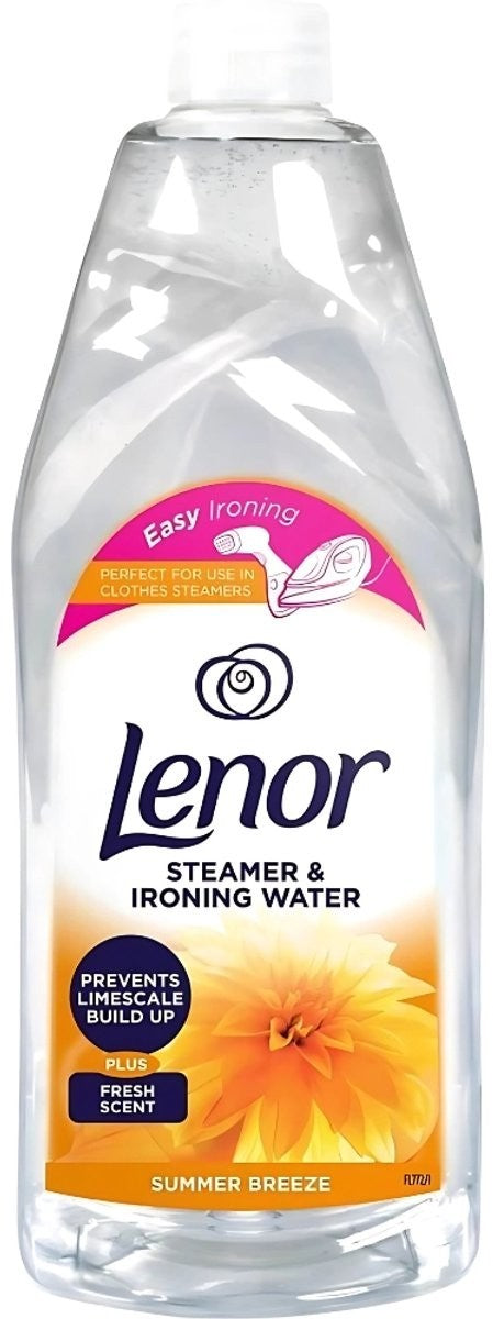 Lenor Ironing Water Summer Breeze 1L | Fresh Scent Steamer & Anti-Wrinkle Aid by Lenor