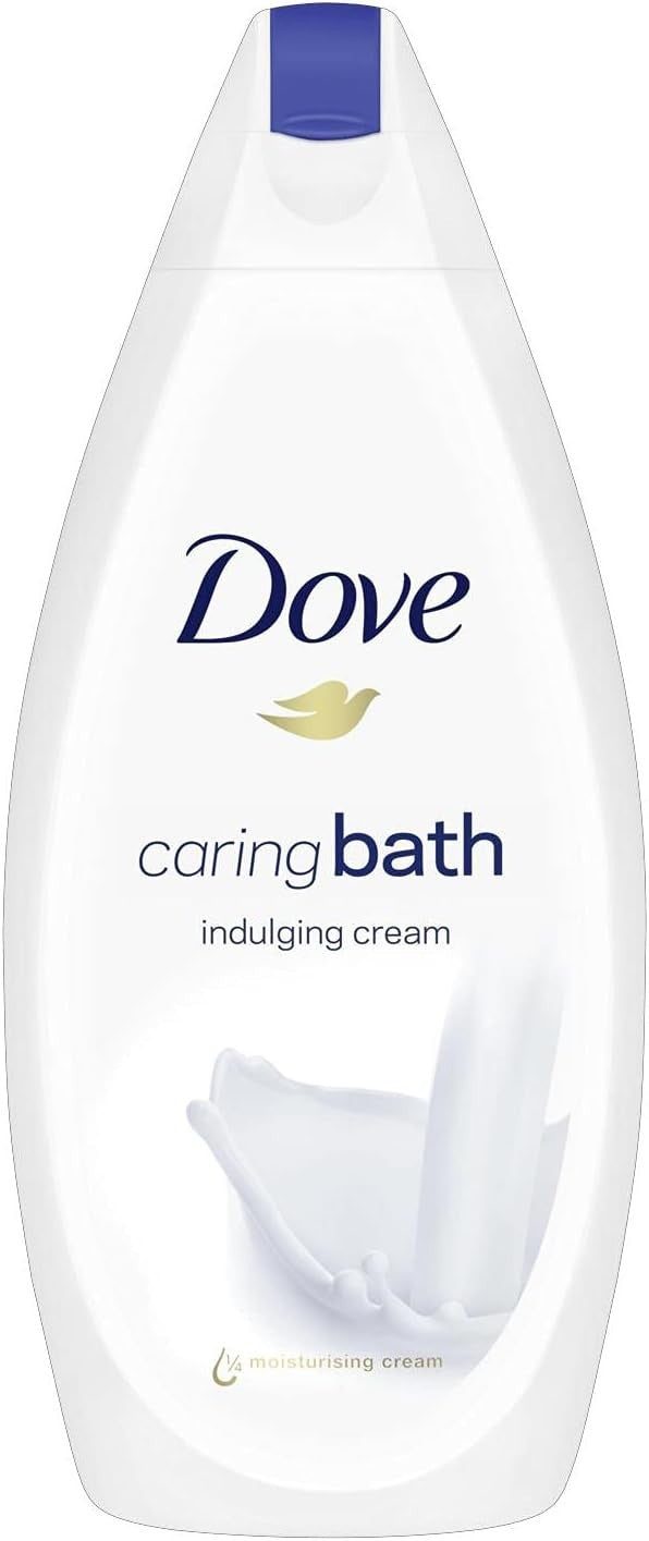 Dove Indulging Cream Bath 720ml x6 | Moisturising 1/4 Cream Body Wash Pack by Dove