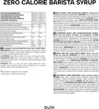 Bulk Zero Calorie Barista Syrup Caramel 1L Sugar Free Vegan Coffee & Shakes by Bulk