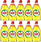 Fairy Lemon Washing Up Liquid LiftAction 10x320ml Pack Dishwashing Liquid by Fairy