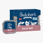 Butcher's Healthy Heart Wet Dog Food Trays 150g Complete Balanced Nutrition by BUTCHER'S