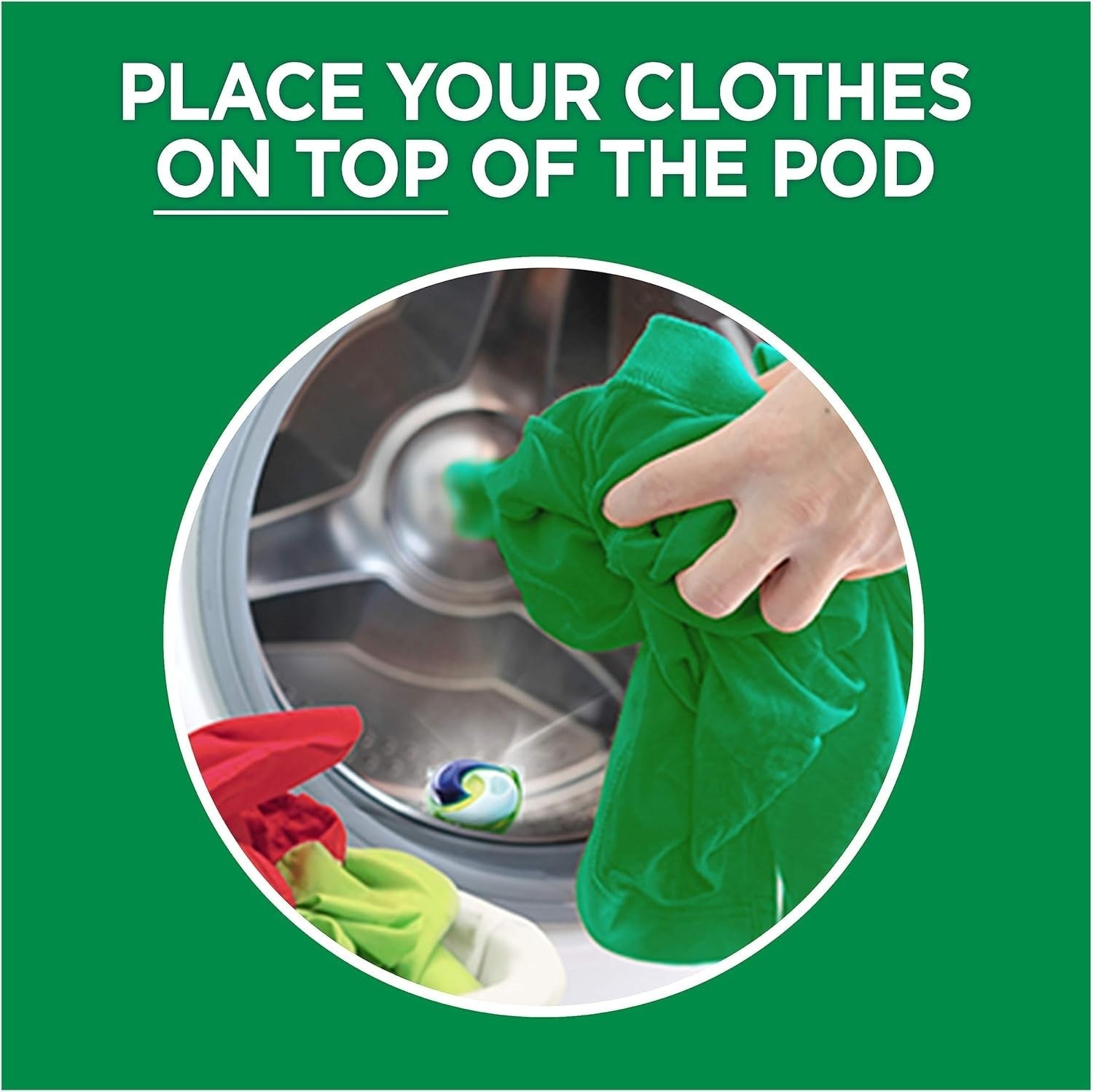 Ariel All in1 PODS Washing Liquid Detergent Capsules 42 Washes–Fresh Green Scent by Ariel