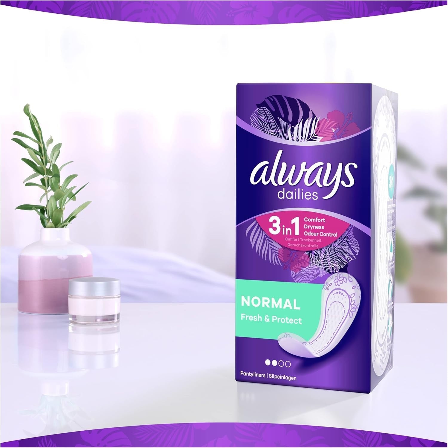 Always Pantyliners Normal 240 Liners Odour Neutraliser by Always