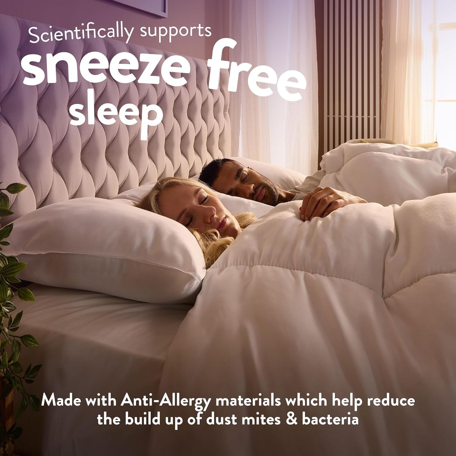 Slumberdown Single Duvet 15 Tog | Anti Allergy, All Seasons Quilt 135x200cm by Slumberdown