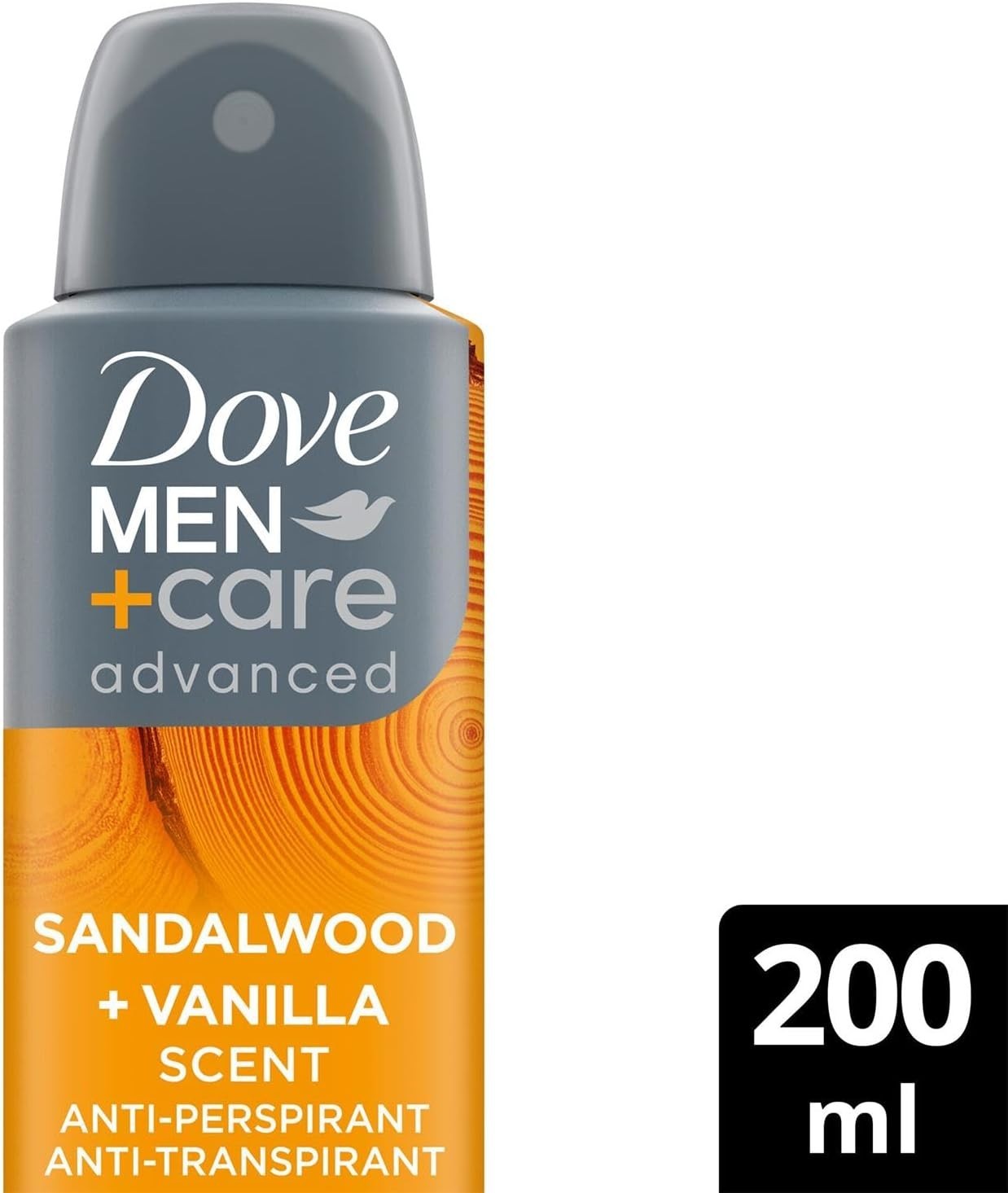 Dove Men+Care Sandalwood & Vanilla Anti-Perspirant Spray 200ml Pack of 3 by DOVE MEN + CARE