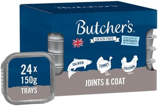 Butcher's Joints & Coat Wet Dog Food Trays Variety 150g –Healthy Skin & Mobility by Z Store
