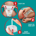 Pampers Baby-Dry Pants Size 9 (17kg+) Pull-Up Disposable Nappies Diapers 19/40 by Pampers