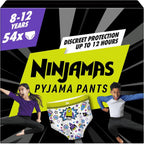 Pampers Ninjamas Pyjama Pants 8-12 Years 54 Pack Bedwetting Underwear Unisex by Pampers