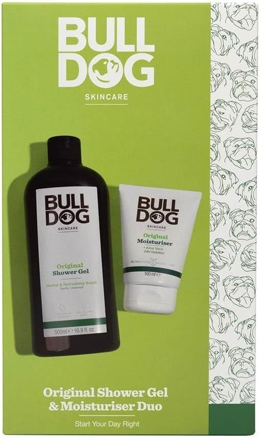 Bulldog Skincare Original Body Care Duo Gift Set Men’s Shower Gel & Moisturiser by BULLDOG