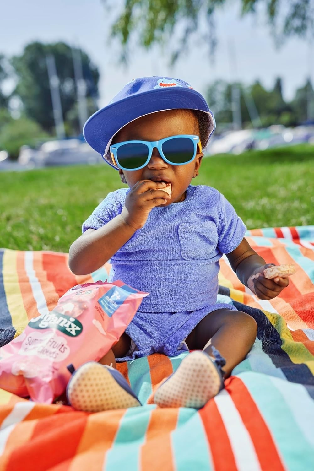 Organix Summer Fruits Rice Cake Clouds Baby Snack 20x18g Multipack by Organix