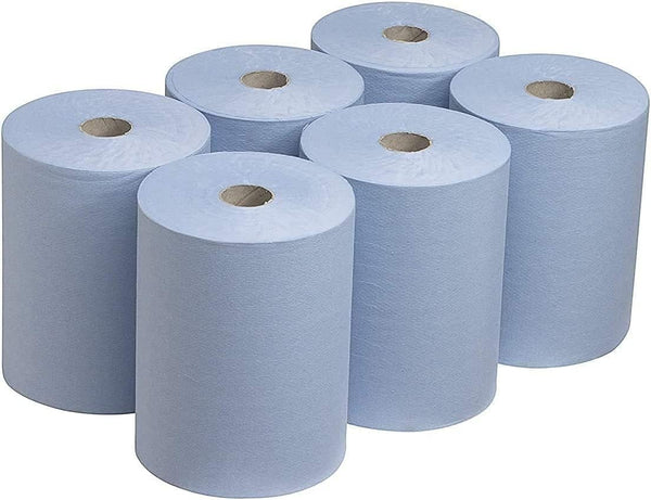 Blue Centrefeed Rolls 12 Pack 2 Ply Embossed Towels