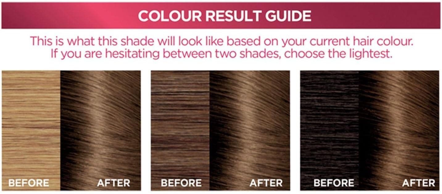 L’Oréal Excellence Crème 6 Natural Light Brown Hair Dye | 100% Grey Coverage by L'Oreal Paris