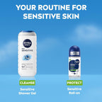 NIVEA MEN Derma Control Sensitive Roll-On 6 x 50ml 72H Anti-Perspirant by Nivea Men