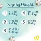 Pampers Harmonie Nappies Size 5 (11-16kg) 132 Count Monthly Pack Cotton by Pampers