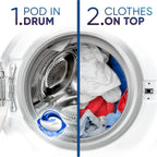Daz All-in-1 PODS Laundry Detergent 160 Washes Whites Colours Brightens Fresh by Daz