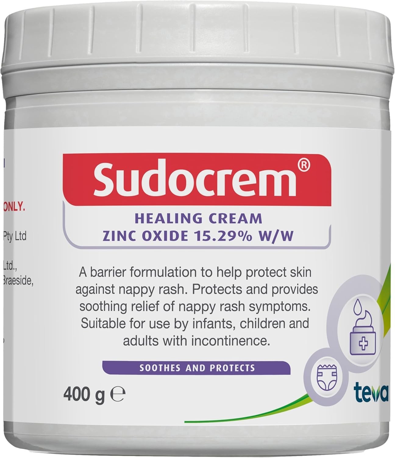 Sudocrem Antiseptic Healing Cream 400g – Soothes & Protects Sensitive Skin by Sudocrem