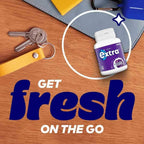 Extra Sugarfree Blueberry Chewing Gum 46pcs x6 | Long Lasting Fresh Breath by Extra