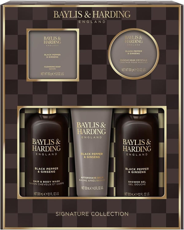 Baylis And Harding Mens Vegan Black Pepper Ginseng Kit