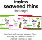 itsu Seaweed Thins Sweet Soy & Sea Salt 32 Pack | Vegan Healthy Snack Crisps by itsu