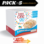 Fibre One 90 Calorie Birthday Cake Squares 5x24g | 25 Bars in Total FREEPOST UK by Fibre One