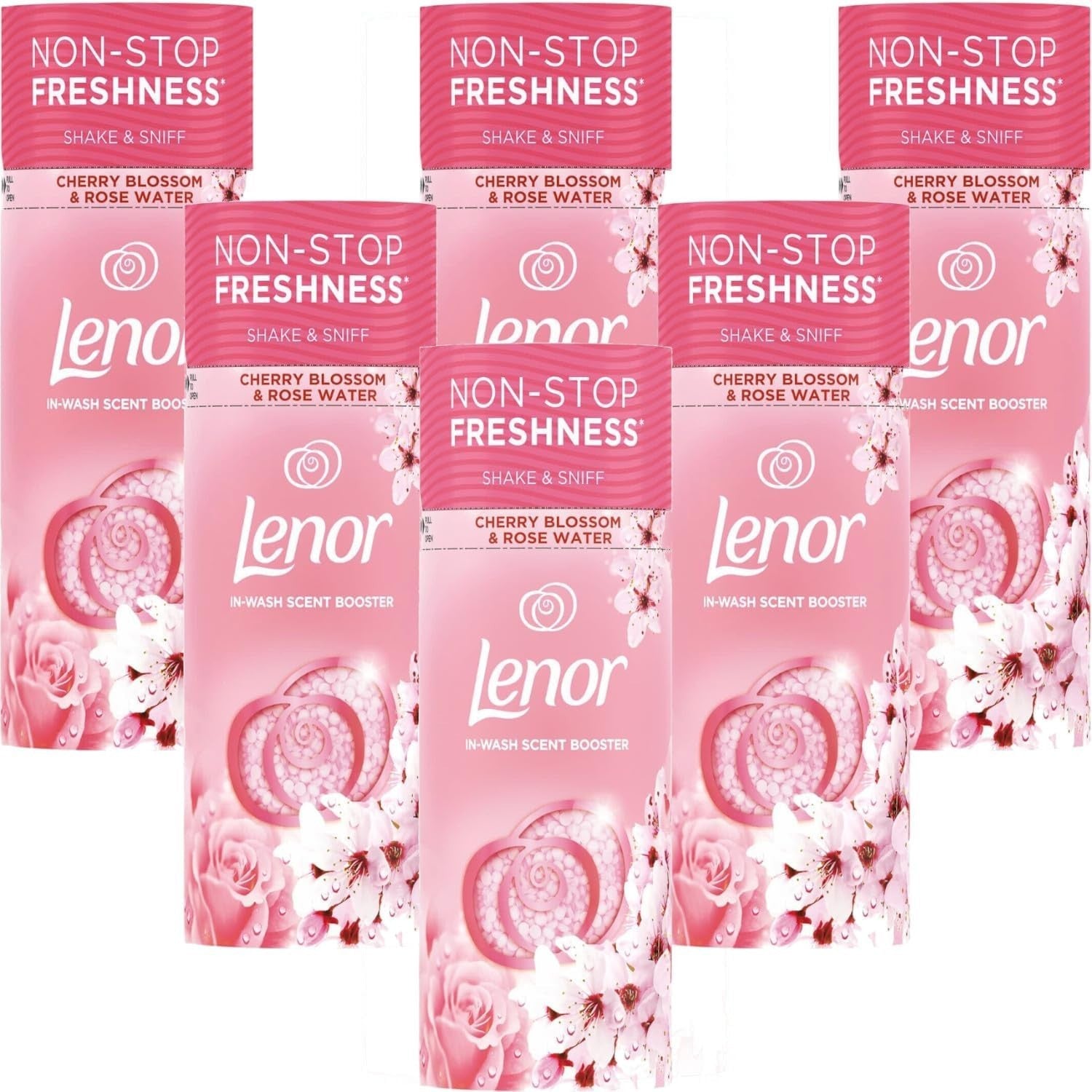 6x Lenor Inwash Scent Booster Cherry Blossom And Rose Water by Lenor