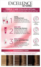 L’Oréal Excellence Crème 6 Natural Light Brown Hair Dye | 100% Grey Coverage by L'Oreal Paris