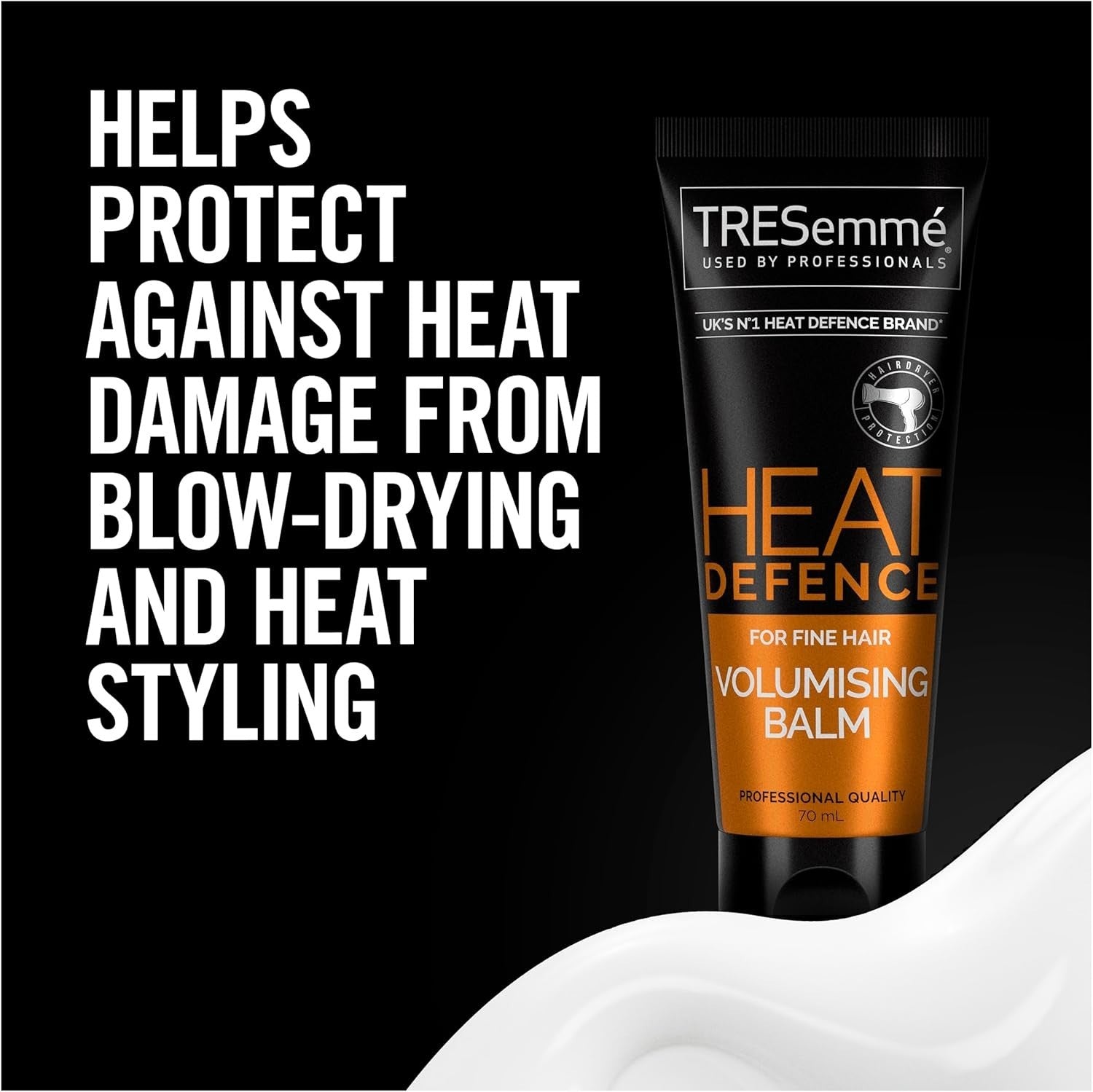 TRESemmé Heat Defence Volumising Balm 6x70ml Hair Protection up to 230°C by TRESemmé